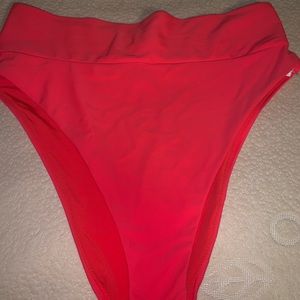 Aerie highwaisted high cut cheeky bottom large
